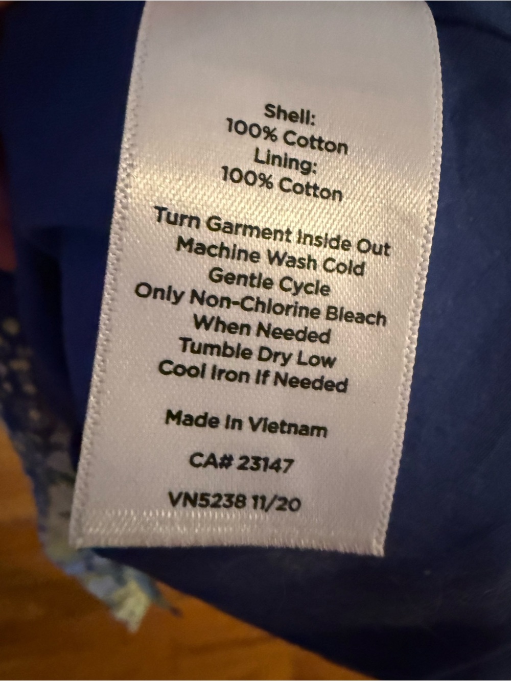 Talbots Floral V-Neck Button Front 3/4 Sleeve Fit & Flare Dress Cotton 10 - Picture 3 of 6